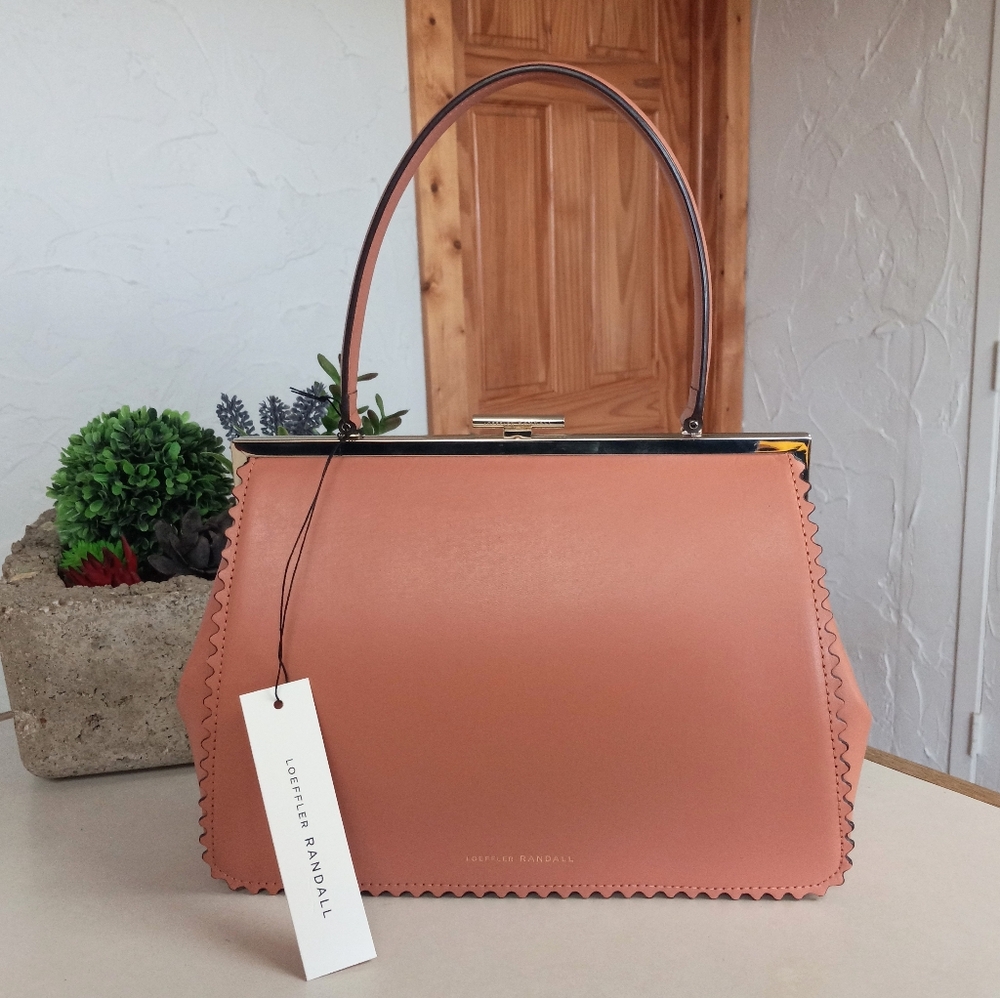 Loeffler Randall, Olivia Leather Frame Bag